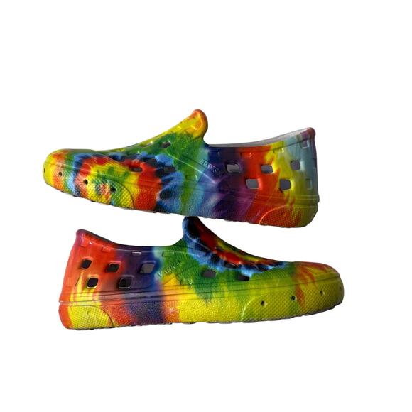 VANS Toddler Tie Dye Waterproof Slip-On Shoes Size 8 c - Picture 2 of 5